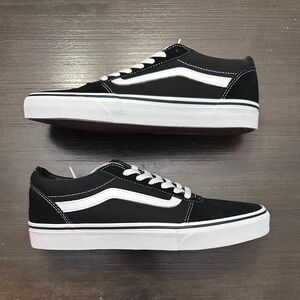 Vans Black and White Men’s Old Skool Suede Canvas Size 9